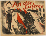 Max Pechstein. Poster for periodical An die Laterne (To the Lamp Post). 1919