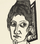 Max Beckmann. Woman with Candle (Frau mit Kerze). (1920)
