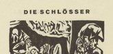 Ernst Ludwig Kirchner. The Castles (Die Schlösser) (headpiece, page 21) from Umbra vitae (Shadow of Life). 1924