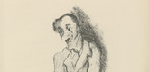 Rudolf Grossmann. The Critic (Der Kritiker) (plate, after p. 152) from Ganymed. Blätter der Marées-Gesellschaft, vol. 1. 1919