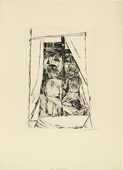 Max Beckmann. Children at a Window (Kinder am Fenster). (1922)
