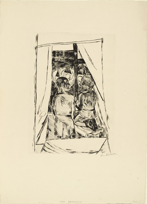 Max Beckmann. Children at a Window (Kinder am Fenster). (1922)