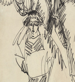 Ernst Ludwig Kirchner. Street Scene (Strassenszene). (1914)