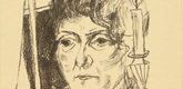 Max Beckmann. Portrait of Fridel Battenberg (Bildnis Fridel Battenberg). (1920)