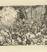 George Grosz. Attack (Attentat). (1915)