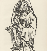 René Beeh. The Beggar (Der Bettler) (plate, after p. 88) from Ganymed. Blätter der Marées-Gesellschaft, vol. 3. 1921