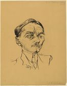 Ludwig Meidner. Dr. Wilhelm Valentiner. 1919