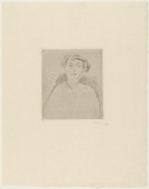 Hans Purrmann. Portrait of Mrs. Hardt von Hösslin (Bildnis Frau Hardt von Hösslin). (1915)