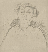 Hans Purrmann. Portrait of Mrs. Hardt von Hösslin (Bildnis Frau Hardt von Hösslin). (1915)