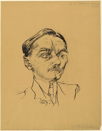 Ludwig Meidner. Dr. Wilhelm Valentiner. 1919