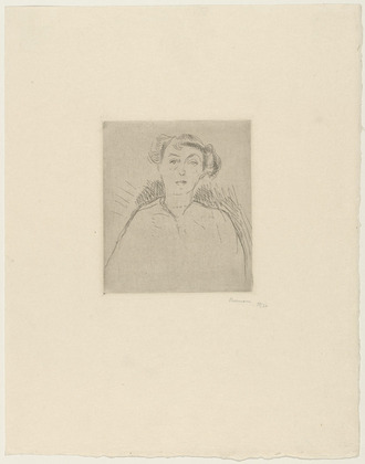 Hans Purrmann. Portrait of Mrs. Hardt von Hösslin (Bildnis Frau Hardt von Hösslin). (1915)