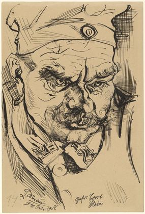 Ludwig Meidner. Soldier Karl Stein. 1917
