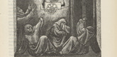 Franz E. Hecht. From the Legend of St. Francis (After Taddeo Gaddi) (Aus der Legende des hl. Franz [Nach Taddeo Gaddi]) (plate, after p. 70) from Ganymed. Blätter der Marées-Gesellschaft, vol. 4. 1922