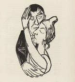 Max Beckmann. Dancers (Tanzende) (plate, after p. 128) from Ganymed. Blätter der Marées-Gesellschaft, vol. 4. 1922