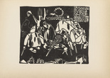 Heinrich Campendonk. The Beggar after Brueghel (Der Bettler nach Brueghel) (plate, after p. 144) from Ganymed. Blätter der Marées-Gesellschaft, vol. 4. 1922