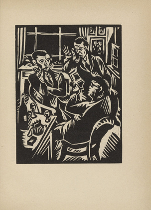 Max Unold. In Memoriam René Beeh (plate, preceding p. 287) from Ganymed. Blätter der Marées-Gesellschaft, vol. 4 (1922). 1922