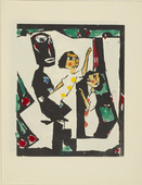 Siegfried Schott. Theater (Theater) from the periodical Kündung, vol. 1, no. 7, 8 (July, August 1921). 1921 (executed 1920)