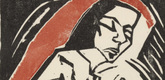 Erich Heckel. Woman (Frau) (plate, after p. 124) from Ganymed. Blätter der Marées-Gesellschaft , vol. 5. 1925 (print executed 1913)