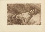 Hans Gött. Sleeping Girl (Schlafendes Mädchen) (plate, after p. 144) from Ganymed. Blätter der Marées-Gesellschaft, vol. 5. 1925 (print executed 1924)