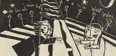 Siegfried Schott. Death (Der Tod) from the periodical Kündung, vol. 1, no. 7, 8 (July, August 1921). 1921