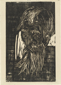 Ernst Ludwig Kirchner. Father Müller (Vater Müller). (1918)