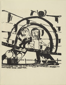 Siegfried Schott. The Rainbow (Der Regenbogen) from the periodical Kündung, vol. 1, no. 7, 8 (July, August 1921). 1921