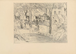 Rudolf Grossmann. Annual Fair (Jahrmarkt) (plate, after p. 184) from Ganymed. Blätter der Marées-Gesellschaft, vol. 5. 1925 (print executed 1923)