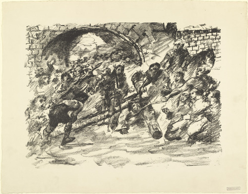 Lovis Corinth. The Bearing of the Cross (Kreuztragung). (1923)