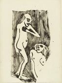 Christian Rohlfs. In Love (Verliebt). (c. 1912)