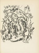 Karl Caspar. John at Patmos (Johannes auf Patmos) (plate, after p. 160) from the periodical Genius. Zeitschrift für werdende und alte Kunst, vol. 1, no. 1. 1919 (print executed 1918)
