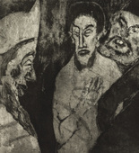 Emil Nolde. Scribes (Schriftgelehrte). (1911, printed c. 1919)