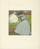 Maximilian Kurzweil. Pillow (Der Polster) from the Annual Print Portfolio (Jahresmappe) of the Gesellschaft für vervielfältigende Kunst. (1903)