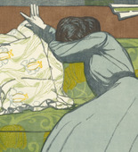 Maximilian Kurzweil. Pillow (Der Polster) from the Annual Print Portfolio (Jahresmappe) of the Gesellschaft für vervielfältigende Kunst. (1903)