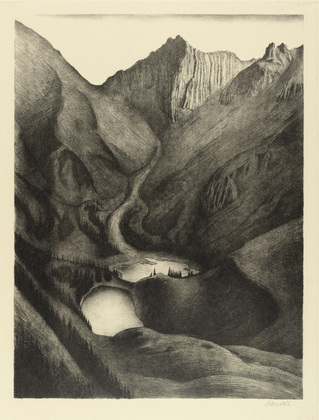 Alexander Kanoldt. Soiern Lakes (Soiernseen). 1934