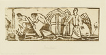 Christian Rohlfs. Expulsion from Paradise (small version) [Austreibung aus dem Paradies (klein)]. (c. 1915-16)