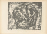 Georg Ehrlich. Consolation (Tröstung) (plate, preceding p. 129) from the periodical Genius. Zeitschrift für werdende und alte Kunst, vol. 2, no. 1. 1920