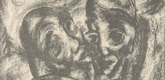 Georg Ehrlich. Consolation (Tröstung) (plate, preceding p. 129) from the periodical Genius. Zeitschrift für werdende und alte Kunst, vol. 2, no. 1. 1920
