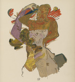 Oskar Kokoschka. Plate (folio 10) from Mörder, Hoffnung der Frauen (Murderer, Hope of Women). (1916)