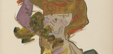 Oskar Kokoschka. Plate (folio 10) from Mörder, Hoffnung der Frauen (Murderer, Hope of Women). (1916)