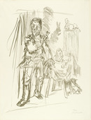 Oskar Kokoschka. The Magic Form (The Magician) [Die magische Form (Der Zauberer)]. (1951)