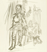 Oskar Kokoschka. The Magic Form (The Magician) [Die magische Form (Der Zauberer)]. (1951)