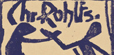 Christian Rohlfs. Title page for Gallery Goyert Catalogue (Titelblatt des Kataloges der Galerie Goyert). (1922)