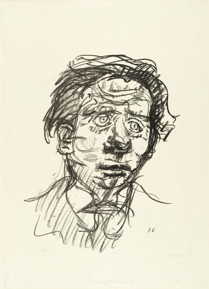 Oskar Kokoschka. Max Reinhardt (Head) (Kopf). (1919)