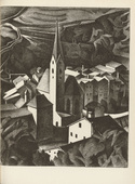 Alexander Kanoldt. Klausen (plate, after p. 322) from the periodical Genius. Zeitschrift für werdende und alte Kunst, vol. 3, no. 2. 1921