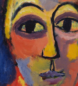 Alexei Jawlensky. Head. c. 1910?