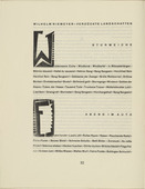 Karl Schmidt-Rottluff. Ornamental initial 'W' (Buchstabe 'W') from the periodical Kündung, vol. 1, no. 4, 5, 6 (April, May, June 1921). 1921 (executed 1920)