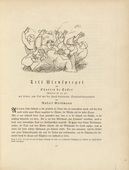 Rudolf Grossmann. Illustration for Till Ulenspiegel (headpiece, page 57) from the periodical Kunst und Künstler, vol. 14, no. 2 (Nov 1915). 1915