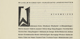 Karl Schmidt-Rottluff. Ornamental initial 'W' (Buchstabe 'W') from the periodical Kündung, vol. 1, no. 4, 5, 6 (April, May, June 1921). 1921 (executed 1920)