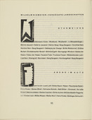 Karl Schmidt-Rottluff. Ornamental initial 'F' from the periodical Kündung, vol. 1, no. 4, 5, 6 (April, May, June 1921). 1921 (executed 1920)