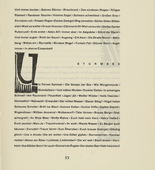 Karl Schmidt-Rottluff. Ornamental initial 'U'  from the periodical Kündung, vol. 1, no. 4, 5, 6 (April, May, June 1921). 1921 (executed 1920)